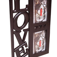 Wooden and Antique Wall Hanging Family Love Photo Frame 2 in 1 - WoodenTwist