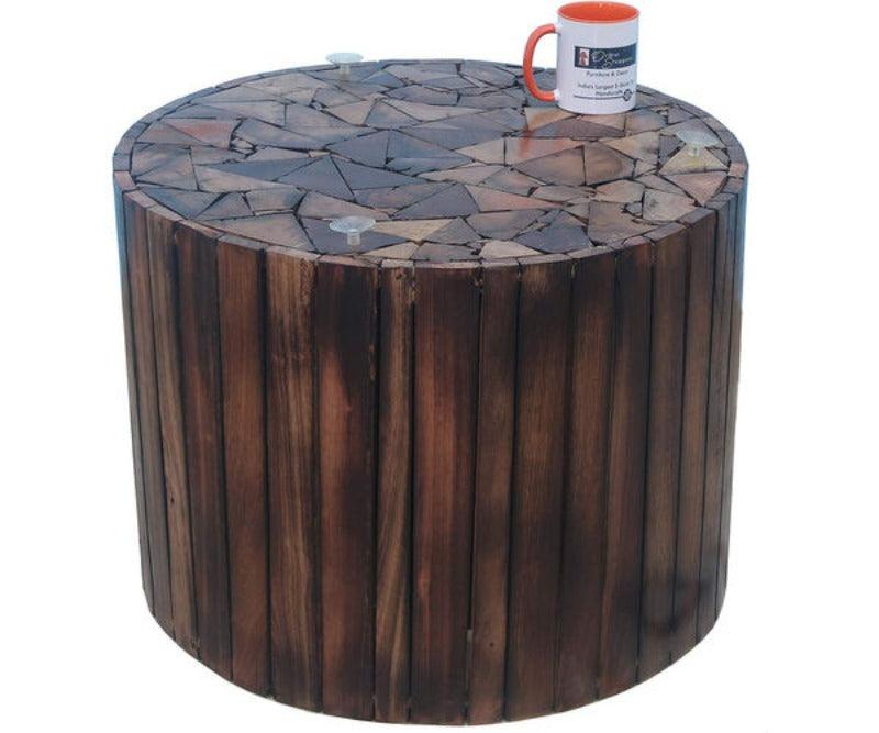 Bloque De Madera Coffee Table Set Brown - WoodenTwist