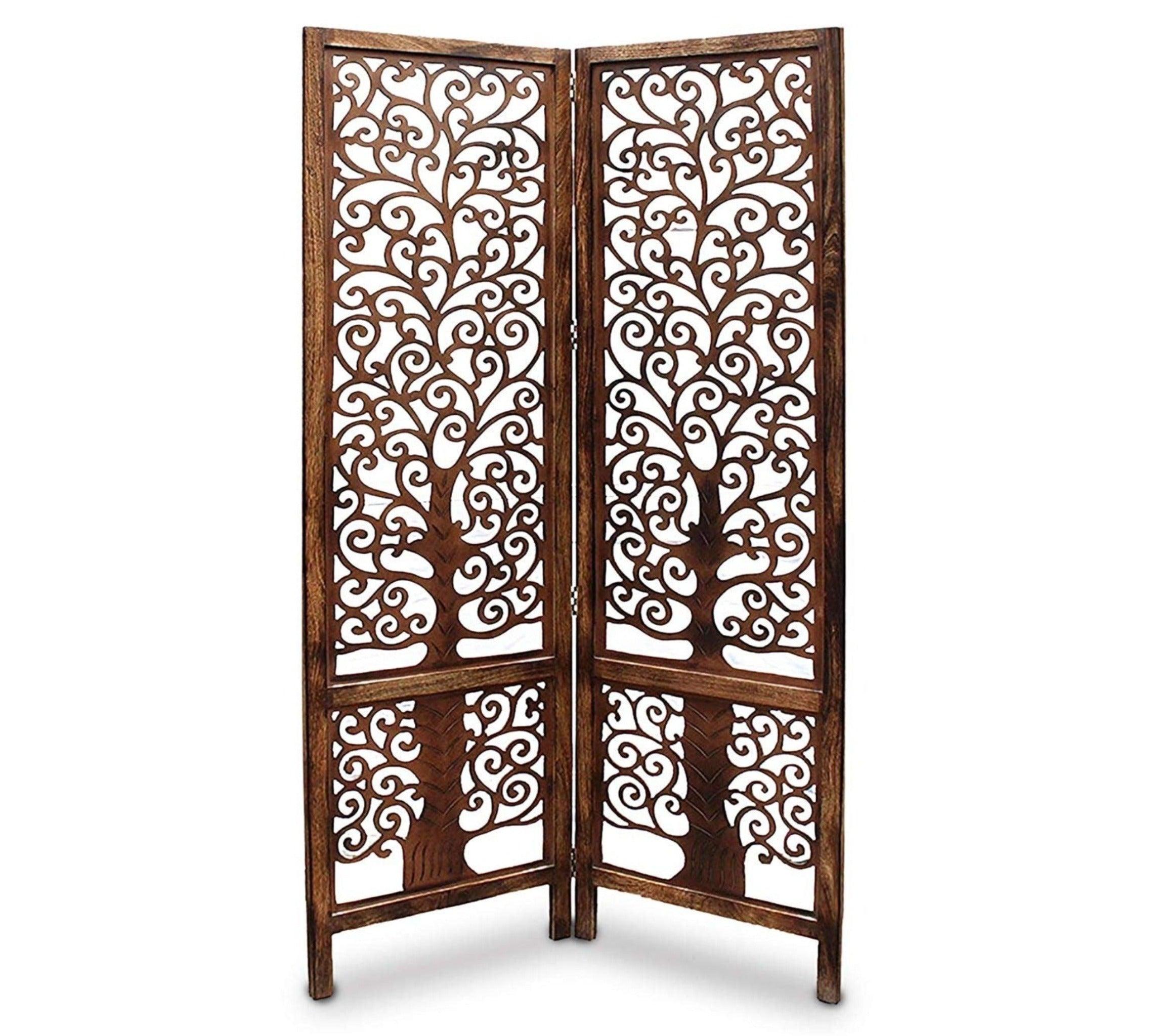 hand carved partition