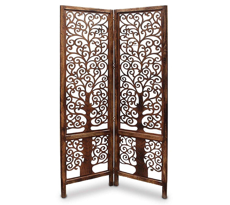 hand carved partition
