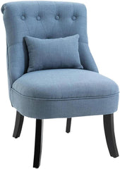 Tub Single Sofa Dining Chair Walnut Finish with 1 Pillow - WoodenTwist