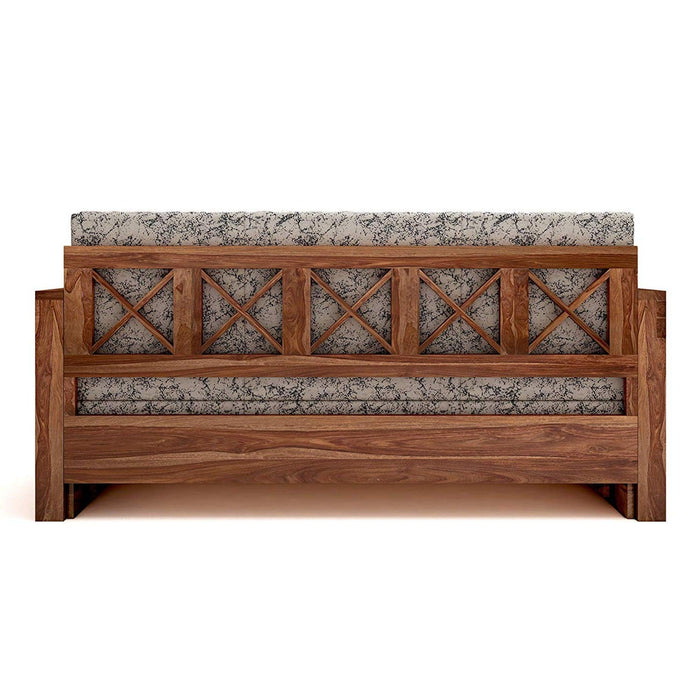 Wooden Sofa Cum Bed for Living Room Home (Teak Wood) - WoodenTwist