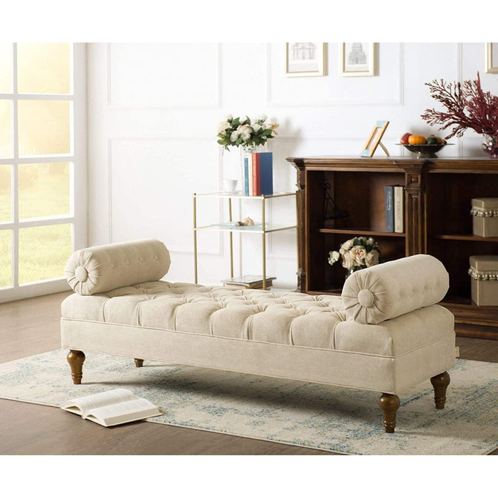 Lewis Bolstered Lounge Entryway Bench Three Seater Sofa diwan Couch Lounger Lounge diwan Settee for Living Room Sofa Set - WoodenTwist