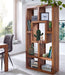 Sheesham Wood Open Bookshelf for Study Room In (Natural Finish) - WoodenTwist