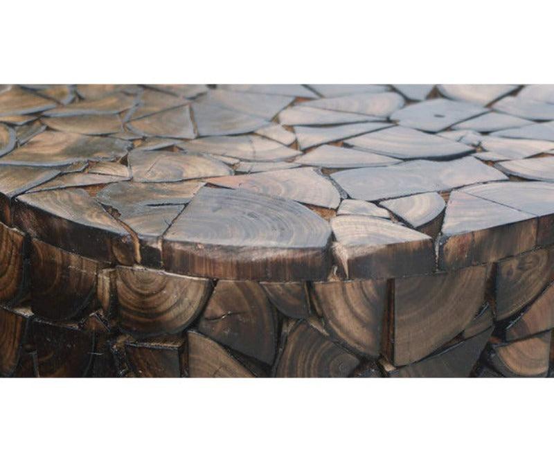 Bloque De Madera Coffee Table Set Brown - WoodenTwist