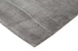 Solid Viscose Rug - Gray Runner for Bedroom/Living Area/Home with Anti Slip Backing - WoodenTwist