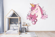 Unicorn Cartoon Wall Sticker For Kid's Room - WoodenTwist