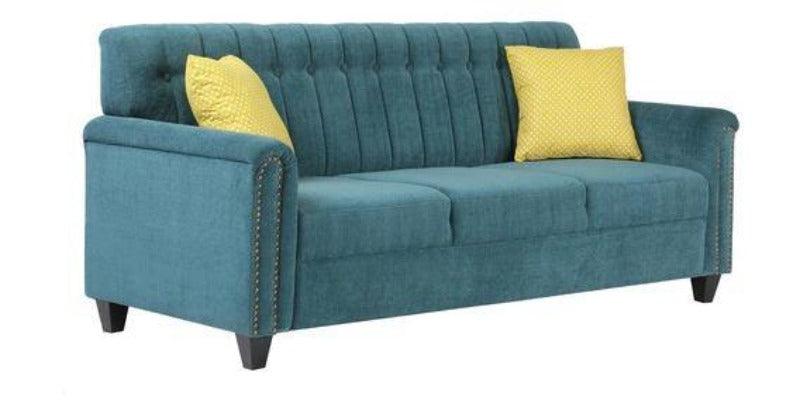 Sky Blue Fabric Upholstery
