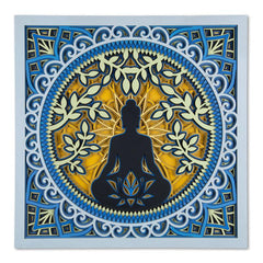 Buddha Under The Bodhi Tree Multi Layer Mandala - WoodenTwist