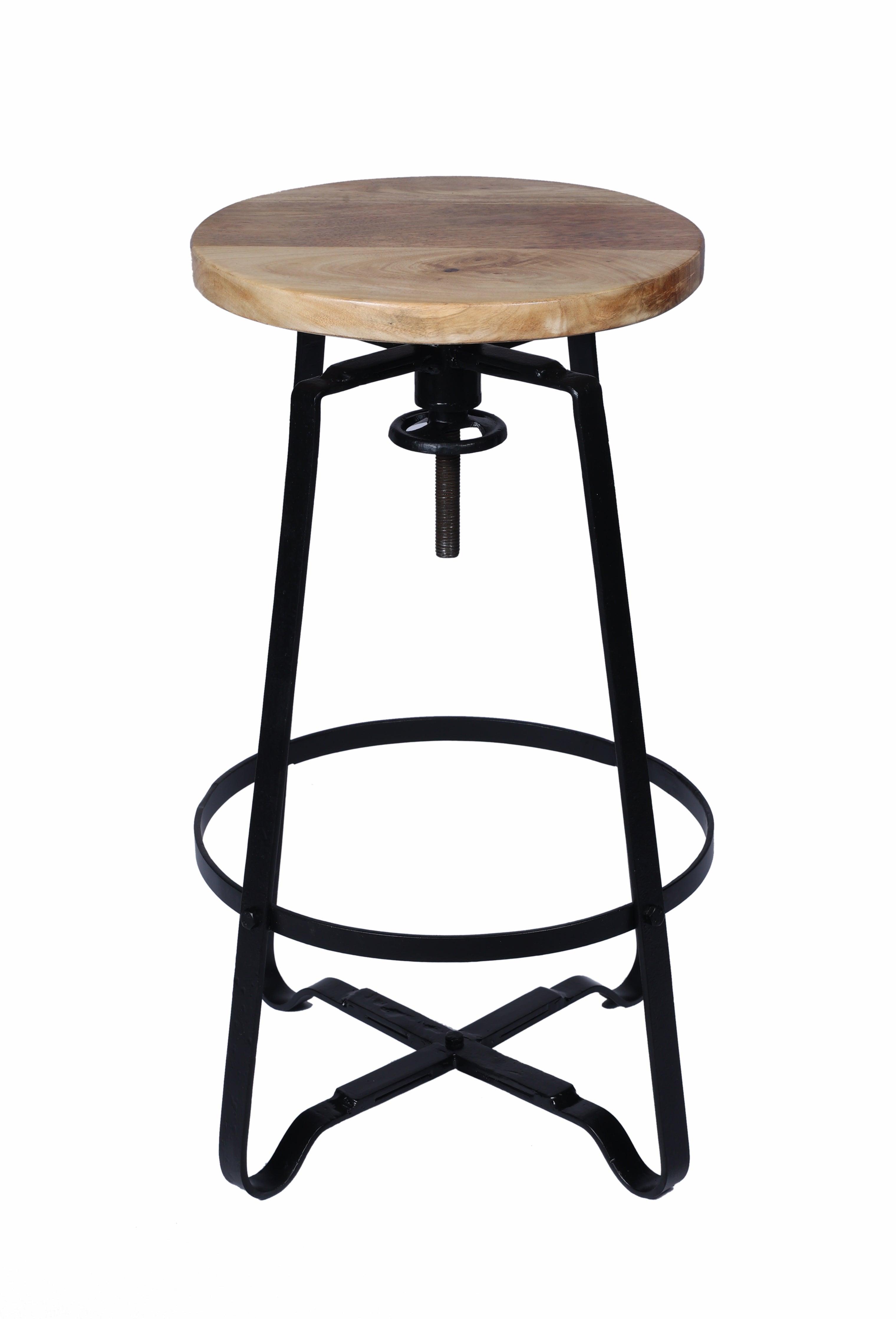 Stylish & Classy Wooden Handmade Bar Stool - WoodenTwist