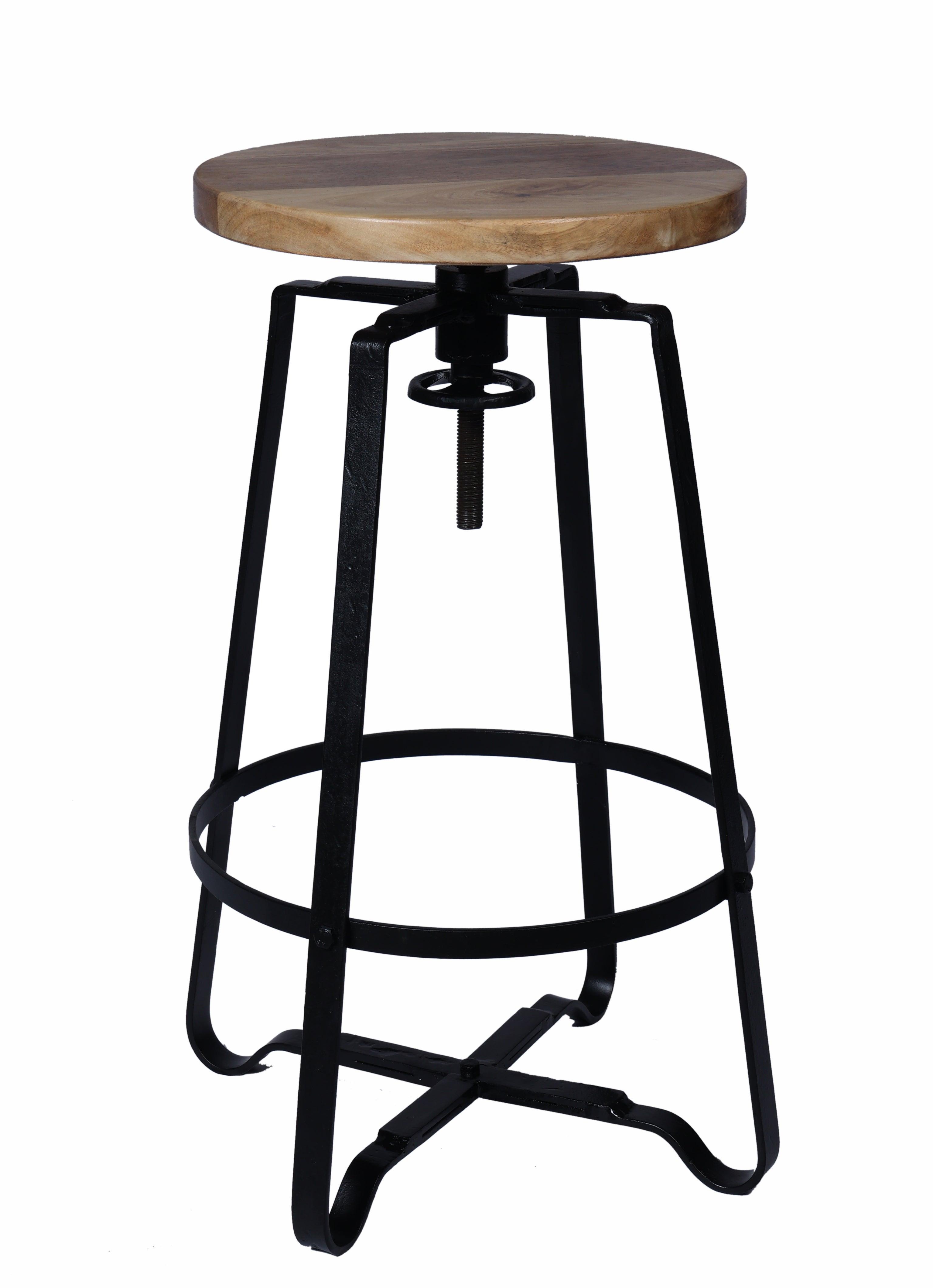 Stylish & Classy Wooden Handmade Bar Stool - WoodenTwist