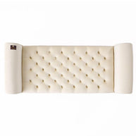 Zamansız Premium Wood Upholstered Flip top Storage Bench - WoodenTwist