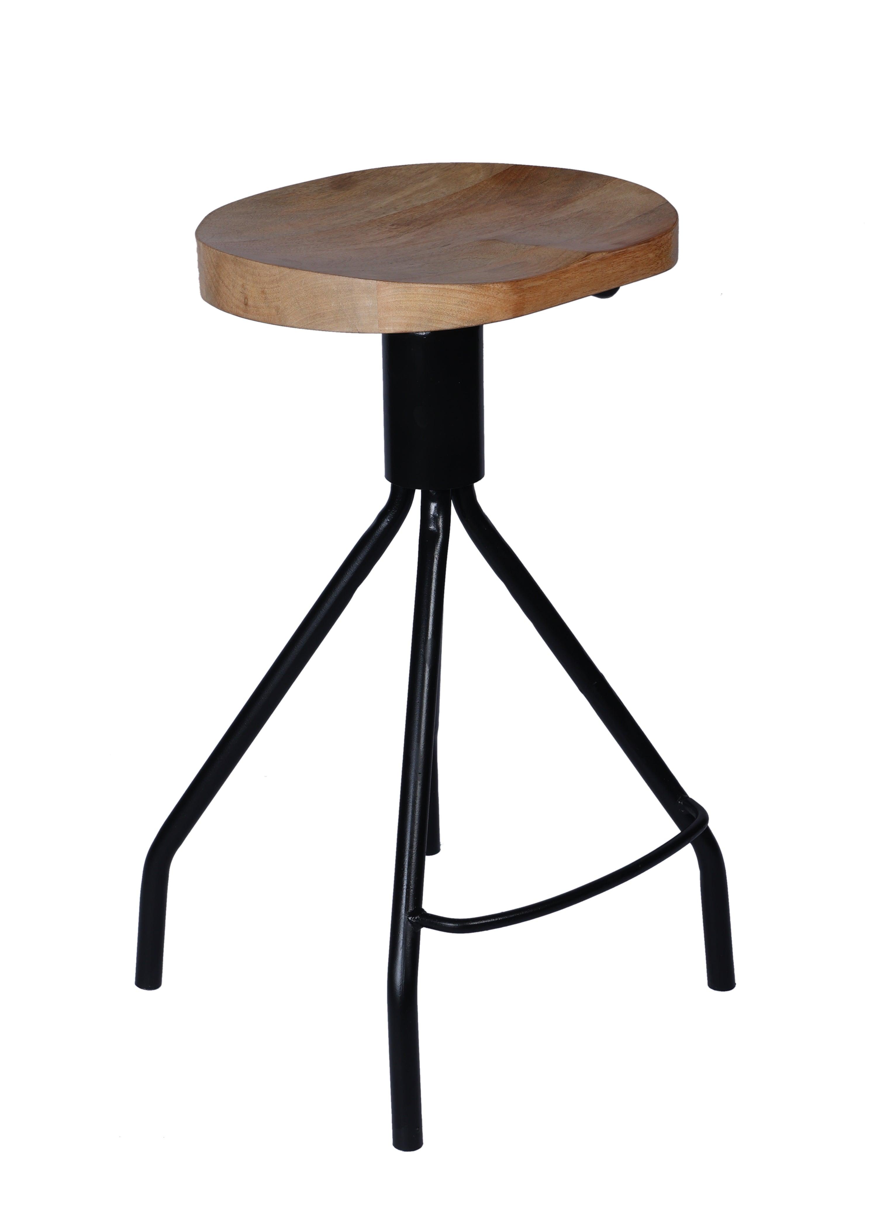 Stylish & Classy Wooden Handmade Bar Stool - WoodenTwist