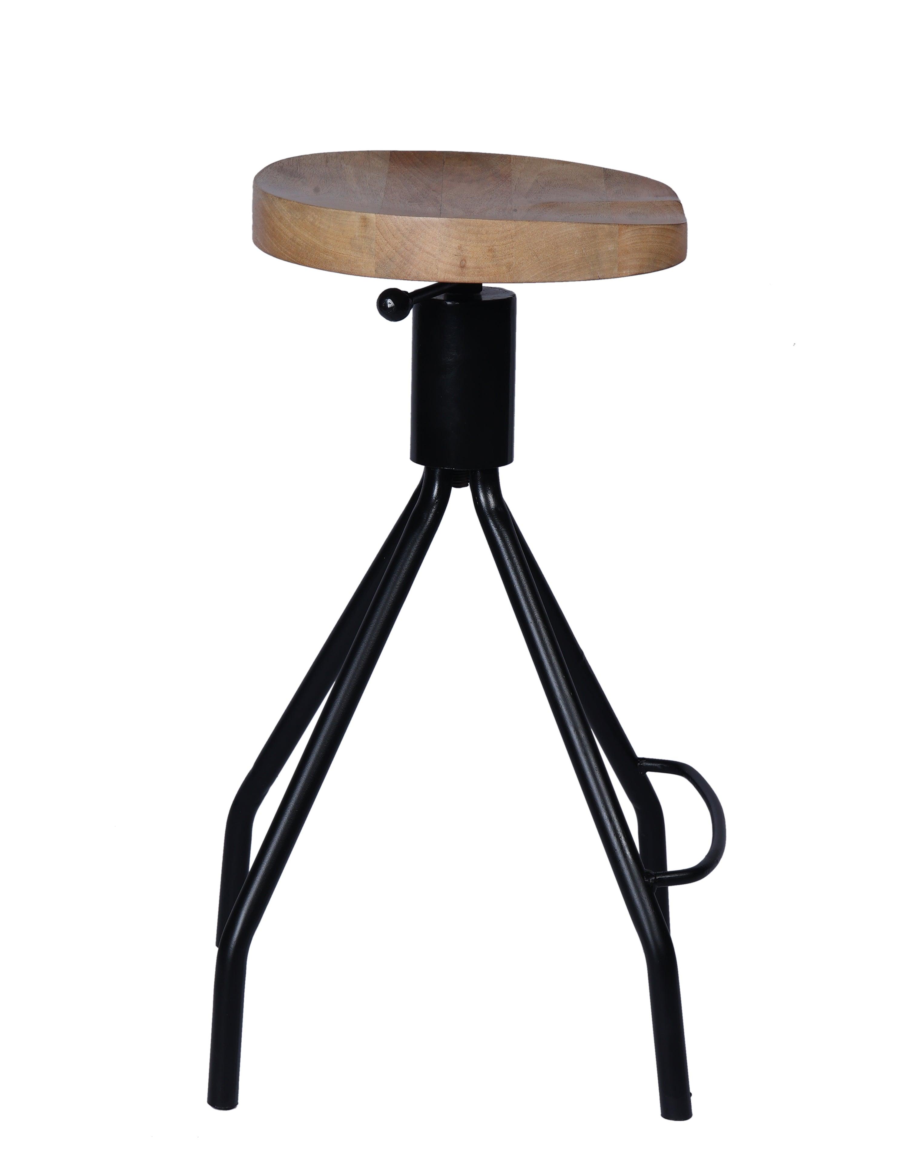 Stylish & Classy Wooden Handmade Bar Stool - WoodenTwist