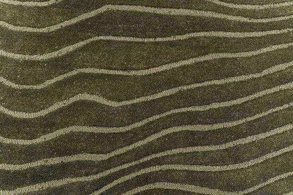 Moss Wool Rug Runner for Bedroom/Living Area/Home with Anti Slip Backing - WoodenTwist