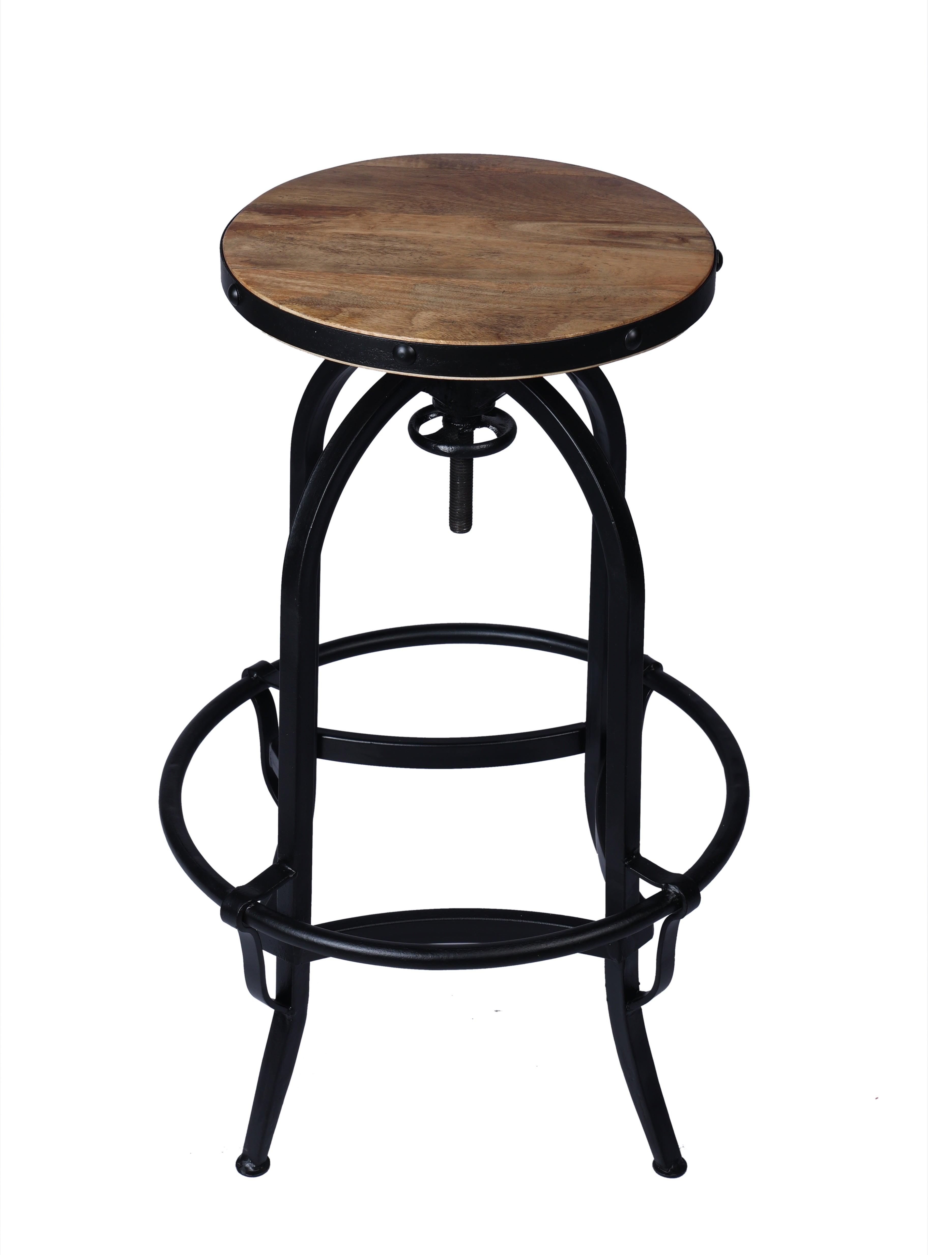 Stylish & Classy Wooden Handmade Bar Stool - WoodenTwist