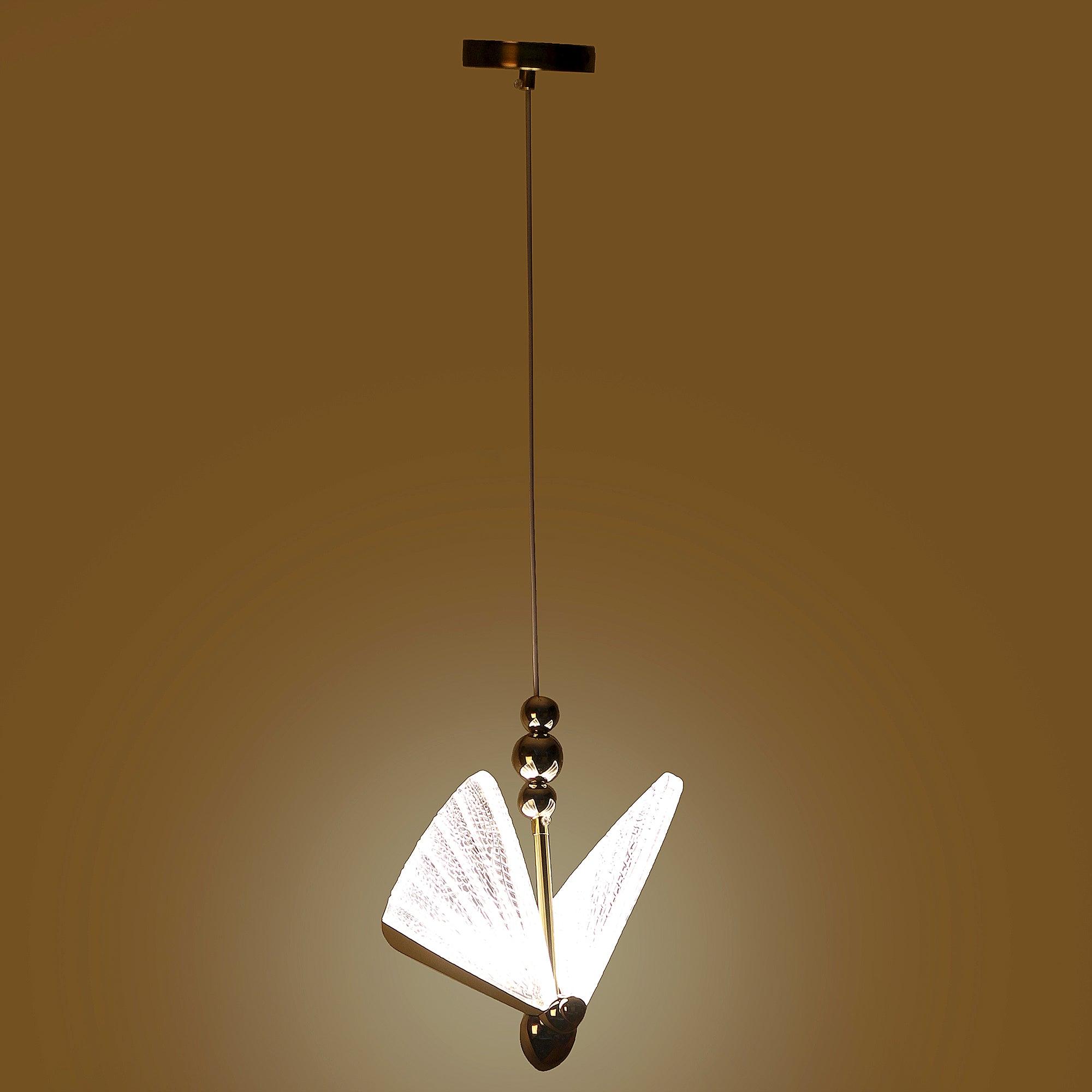 Stylish & Classy Gold Iron Hanging Lights - WoodenTwist