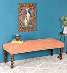 Wooden Handmade Stylish & Classy Bench In (Multicolor) - WoodenTwist