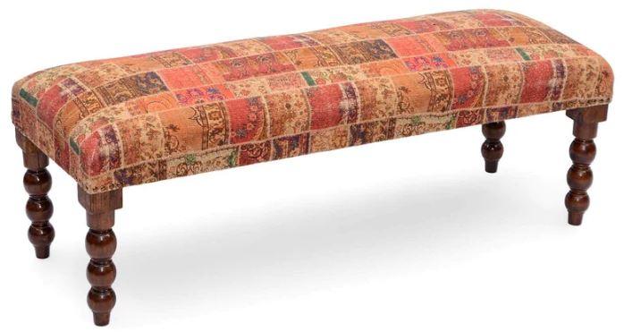 Wooden Handmade Stylish & Classy Bench In (Multicolor) - WoodenTwist