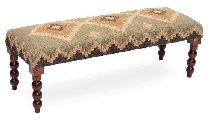 Wooden Handmade Stylish & Classy Bench In (Multicolor) - WoodenTwist