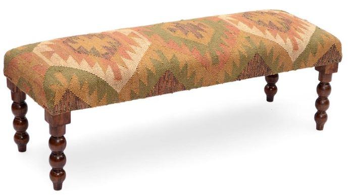 Wooden Handmade Stylish & Classy Bench In (Multicolor) - WoodenTwist