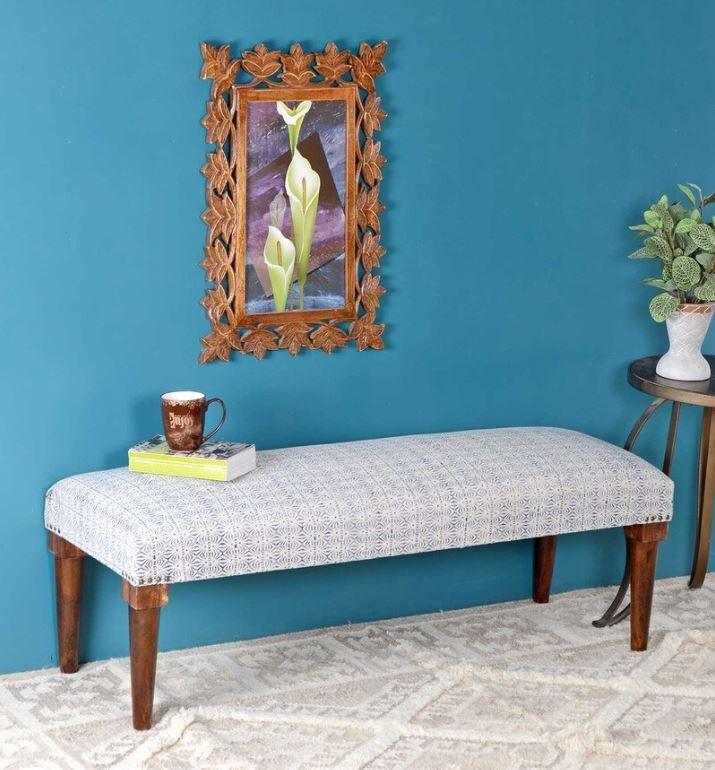 Wooden Handmade Stylish & Classy Bench In (Multicolor) - WoodenTwist