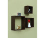 Square Nesting Wooden Floating Wall Shelves Set of 3 - WoodenTwist