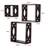 Elegant Floating Wall Shelf ( Set of 3) - WoodenTwist