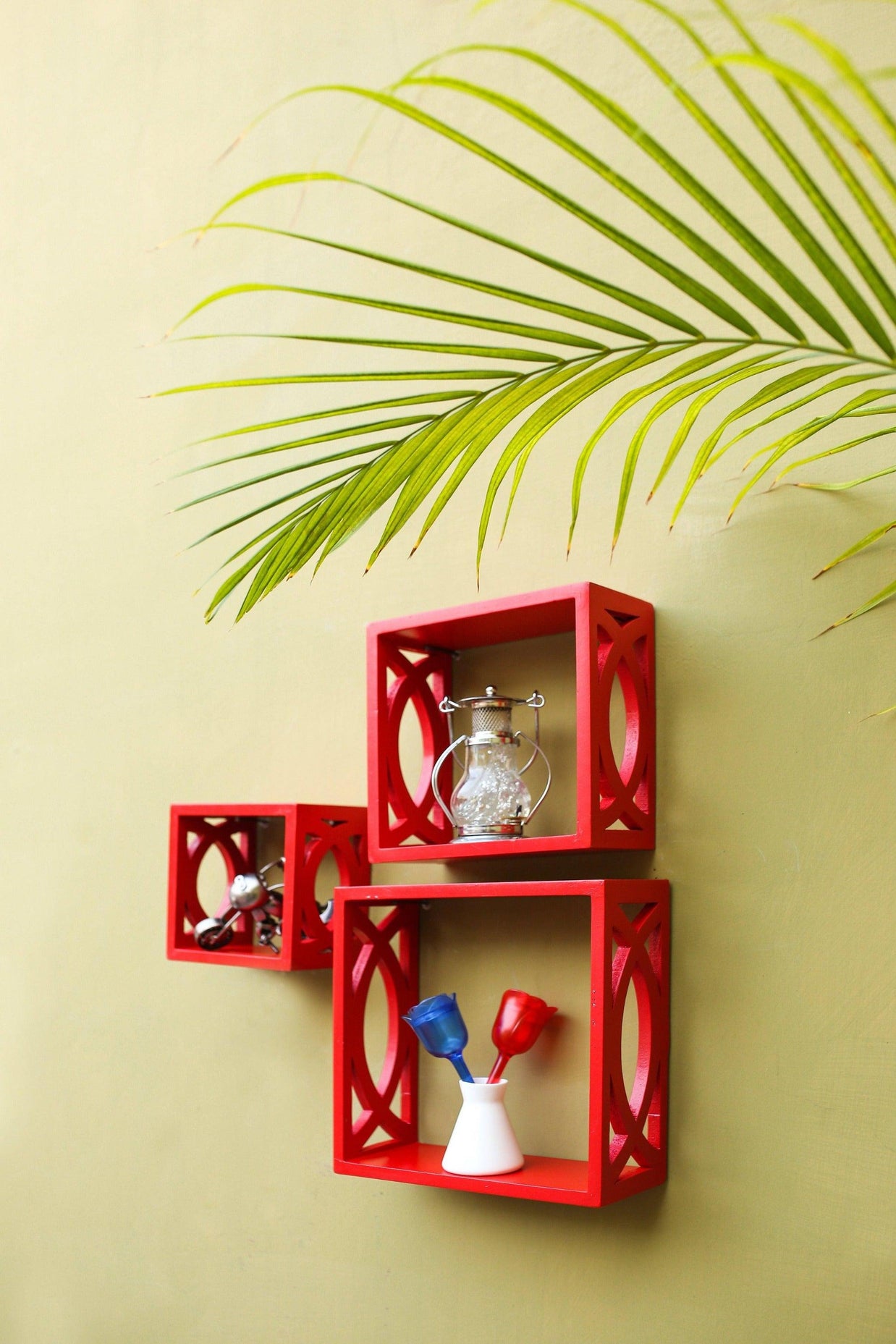 Elegant Floating Wall Shelf ( Set of 3) - WoodenTwist