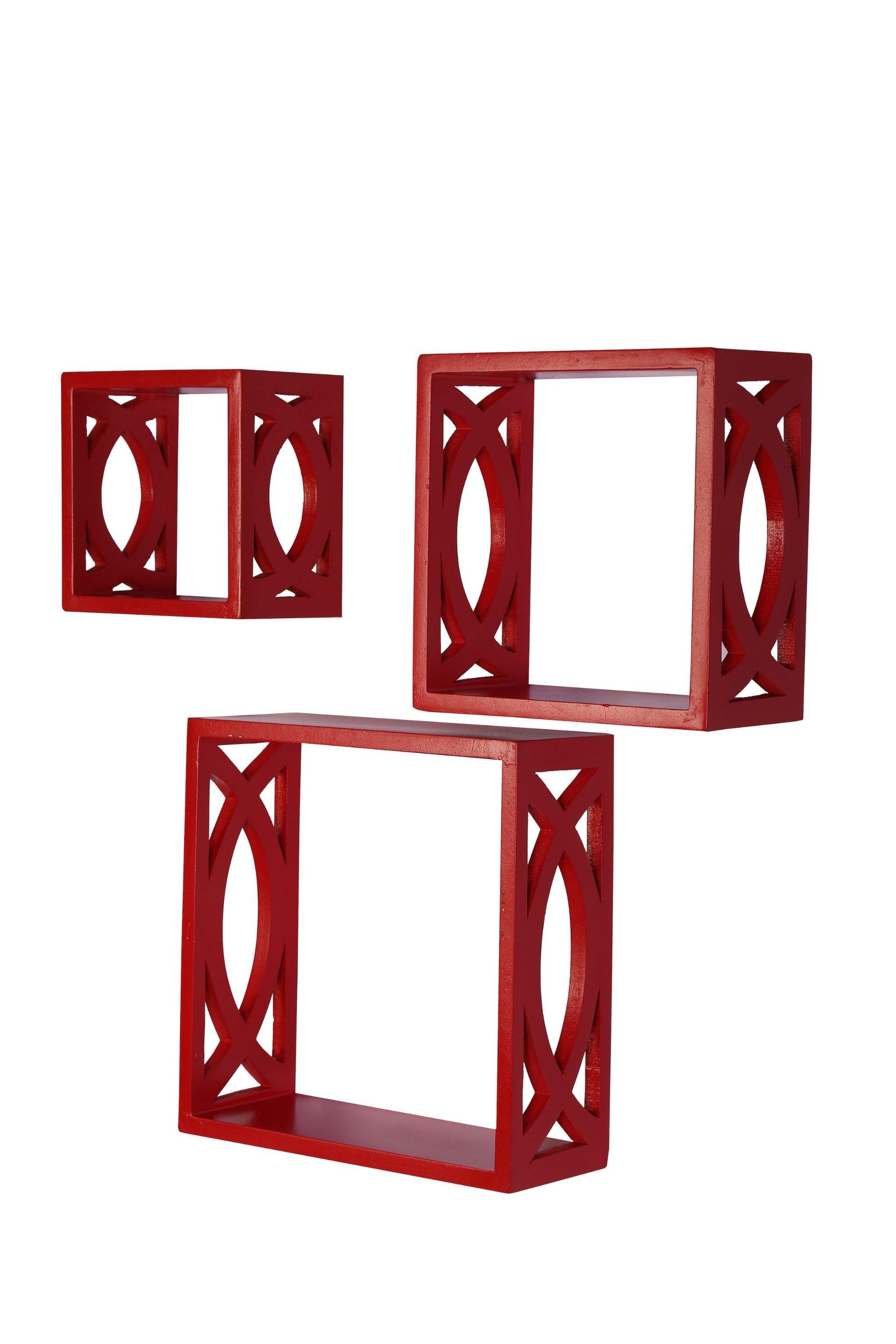 Elegant Floating Wall Shelf ( Set of 3) - WoodenTwist