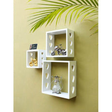 Wooden Floating Wall Shelves Set of 3 - WoodenTwist