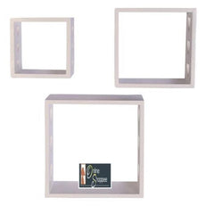 Wooden Floating Wall Shelves Set of 3 - WoodenTwist