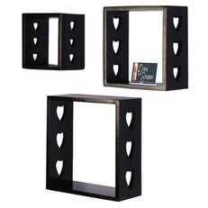 Wooden Floating Wall Shelves Set of 3 - WoodenTwist