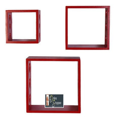 Wooden Floating Wall Shelves Set of 3 - WoodenTwist
