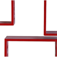 Wooden Square Nesting Floating Wall Shelves Set of 3 - WoodenTwist