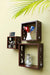 Wooden Square Nesting Floating Wall Shelves Set of 3 - WoodenTwist