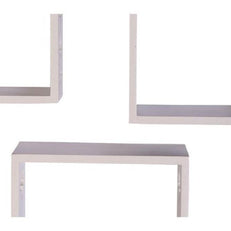 Wooden Square Nesting Floating Wall Shelves Set of 3 - WoodenTwist