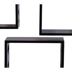 Wooden Square Nesting Floating Wall Shelves Set of 3 - WoodenTwist