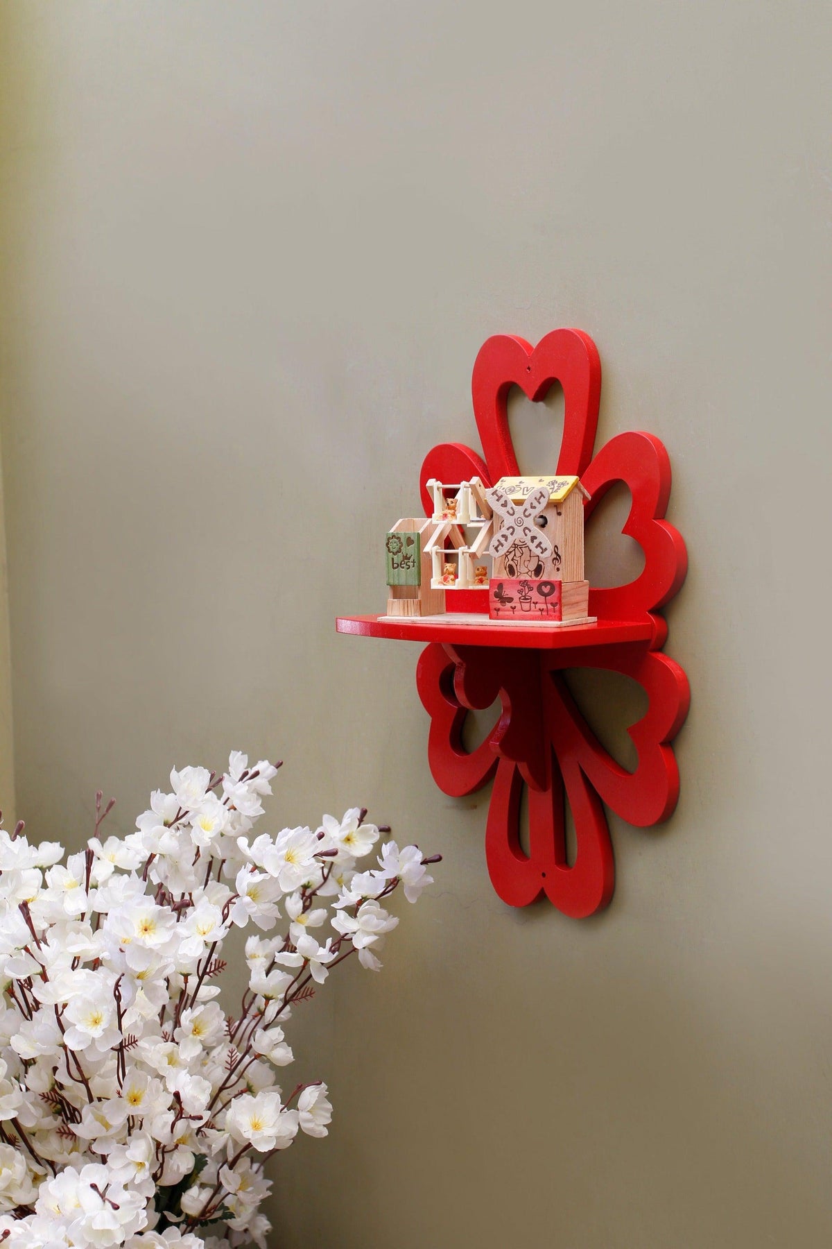 Wooden Beautiful Decorative Floating Wall Shelves - WoodenTwist