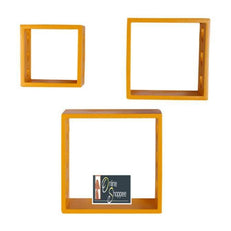 Wooden Floating Wall Shelves Set of 3 - WoodenTwist