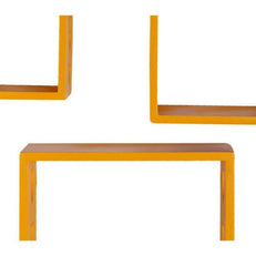 Wooden Floating Wall Shelves Set of 3 - WoodenTwist