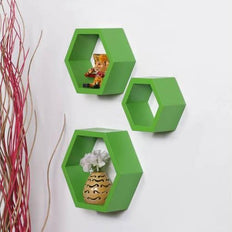 Wooden Floating Wall Shelves