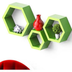 Living Room floating wall shelves