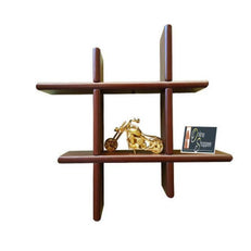 Criss Cross Floating Wall Shelf colour finish detail