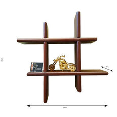 Criss Cross Floating Wall Shelf wall mounted storage display