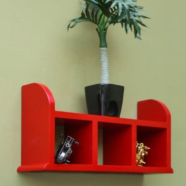Wooden Beautiful Designer Kitchen Wall Shelves Rack - WoodenTwist