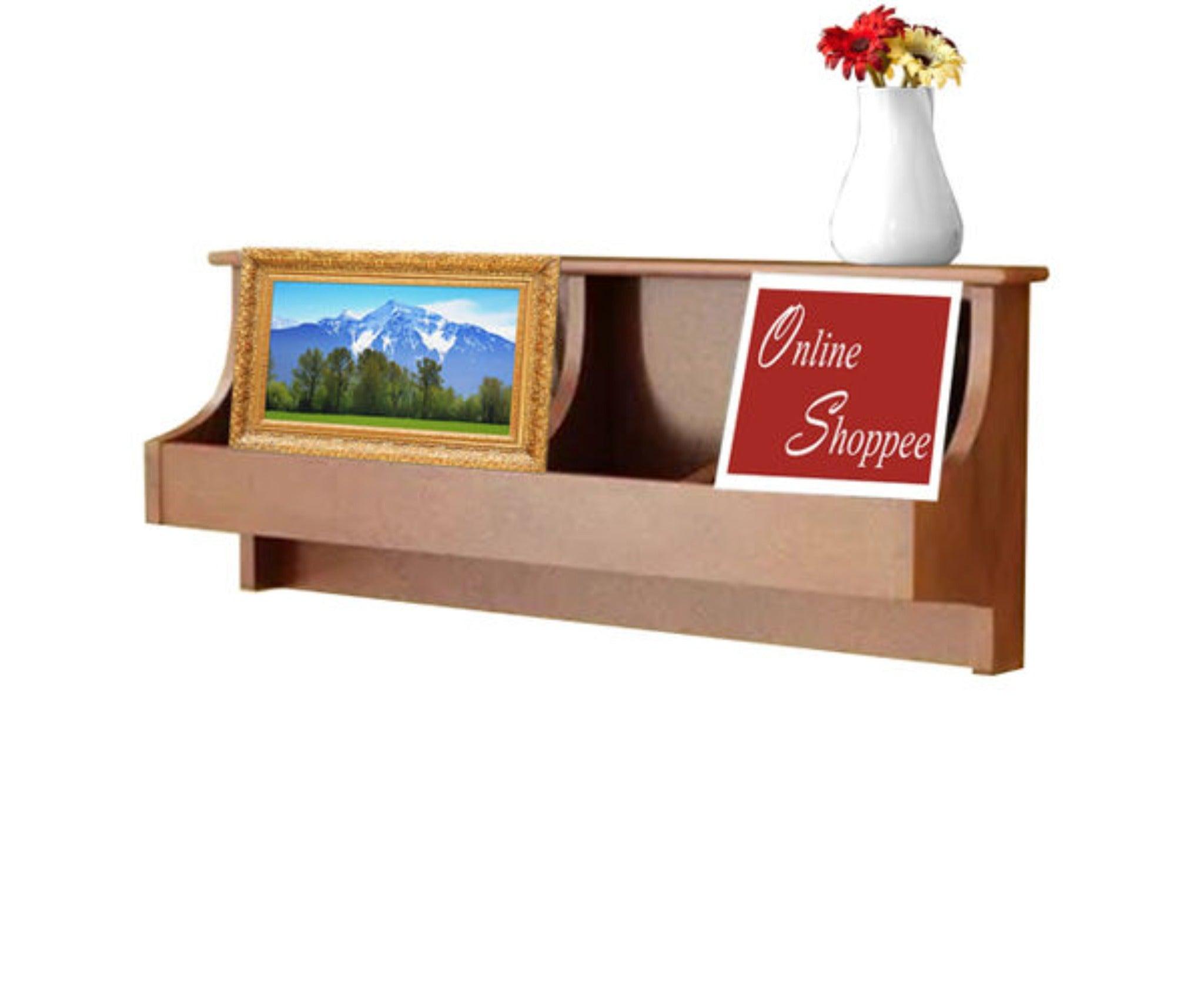 Wooden Wall Shelves Bottle Holders - WoodenTwist