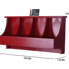 Wooden Wall Shelves Bottle Holders - WoodenTwist