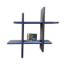 Criss Cross Floating Wall Shelf angled view