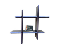 Wooden Criss Cross Floating Shelf - WoodenTwist